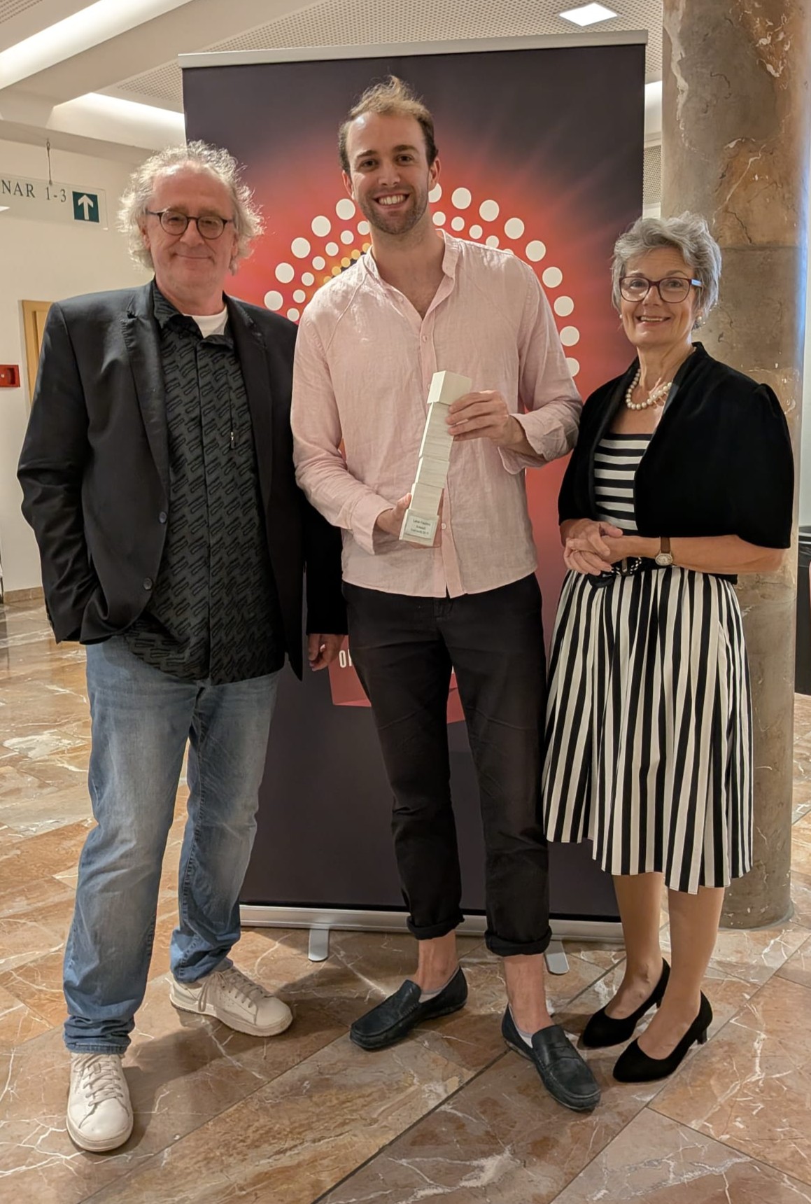 Lehár Festival Kristall 2025 - Lukas Karzel mit Thomas Enzinger und Brigitte Stumpner